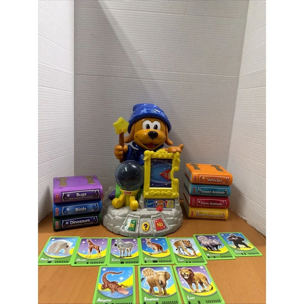 QUIZARD Game Educational Ages 3-7 The Learning Wizard System W/7 Books & Cards